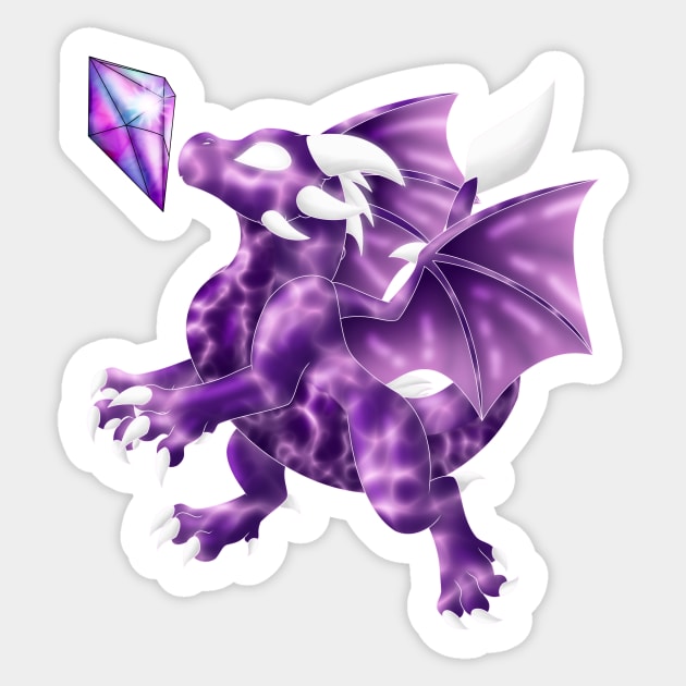 GemBabs: Elemental Dragon (Aether) Sticker by spyroid101